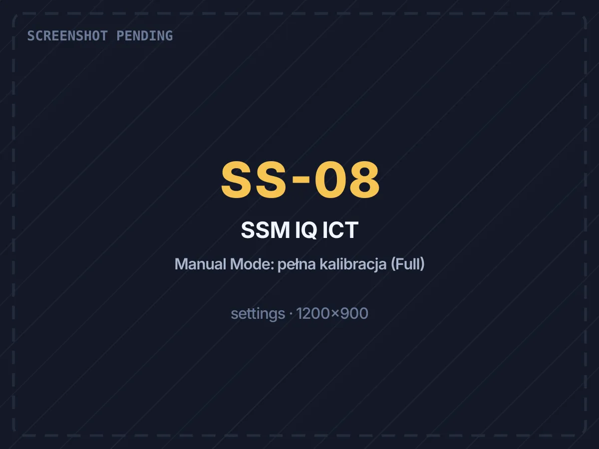 Manual Mode calibration panel exposed, Full only